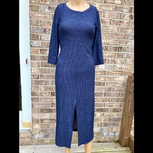 Blue Lulu’s Stretchy Sexy Midi Dress